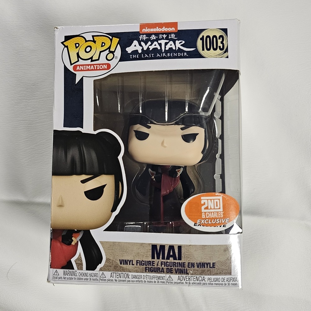 Funko Pop Mai 1003 Avatar Last Airbender 2nd & Charles Exclusive Box Damage